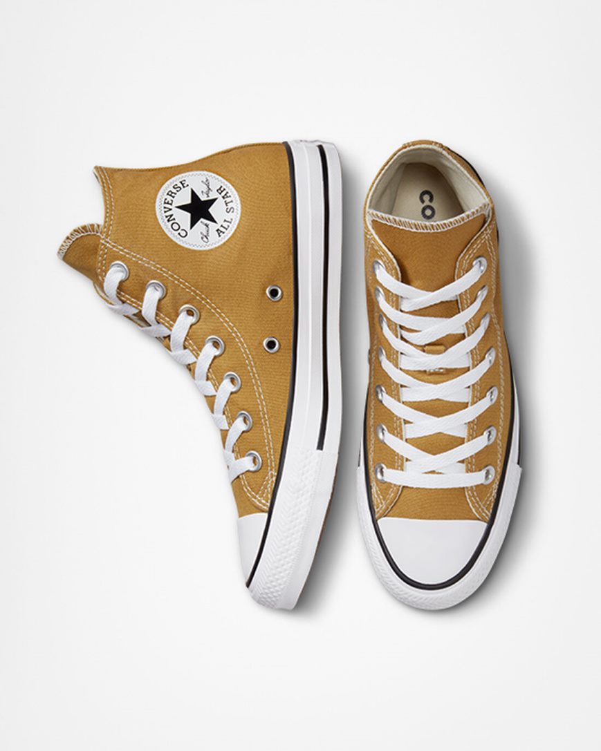 Men's Converse Chuck Taylor All Star Seasonal Color High Top Shoes Orange | AU 5604EB